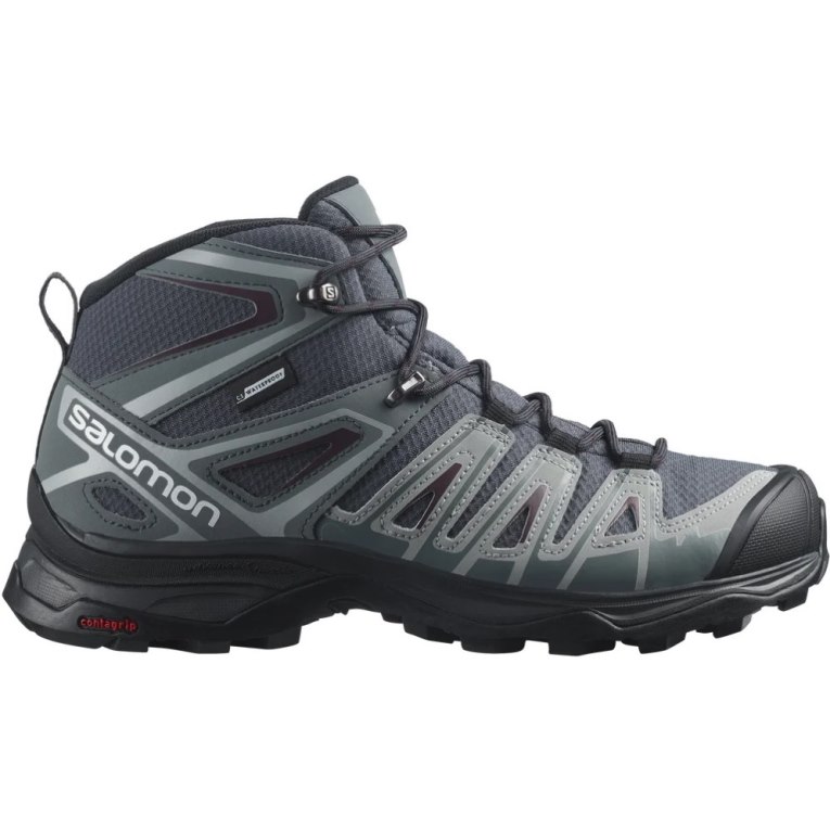 Salomon X Ultra Pioneer Mid CSWP Women\'s Hiking Boots Dark Grey | CA 16Y29